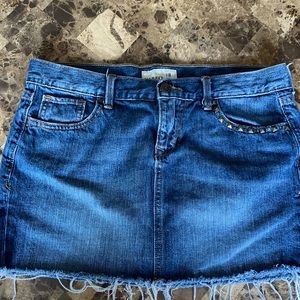 Mini Jean Skirt